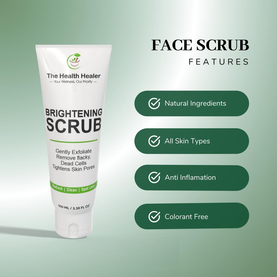 Pack of 2 Brightening Facewash & Scrub Deal Moisturizes Your Skin, Anti-Aging