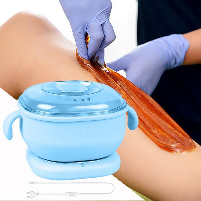 Portable Foldable 400ML Silicone Wax Warmer – Travel-Friendly Hair Removal Heater For Body & Spa Use | Random Color